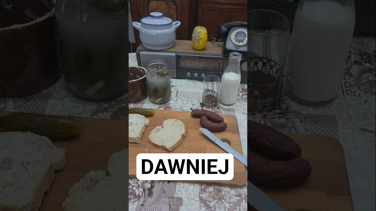 Śniadanie jak dawniej. Wspomnienia z dzieciństwa..#prl