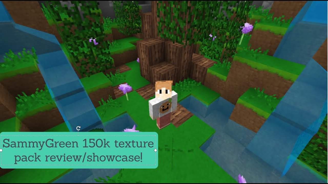 Texture pack review! SammyGreen 150k texture pack!
