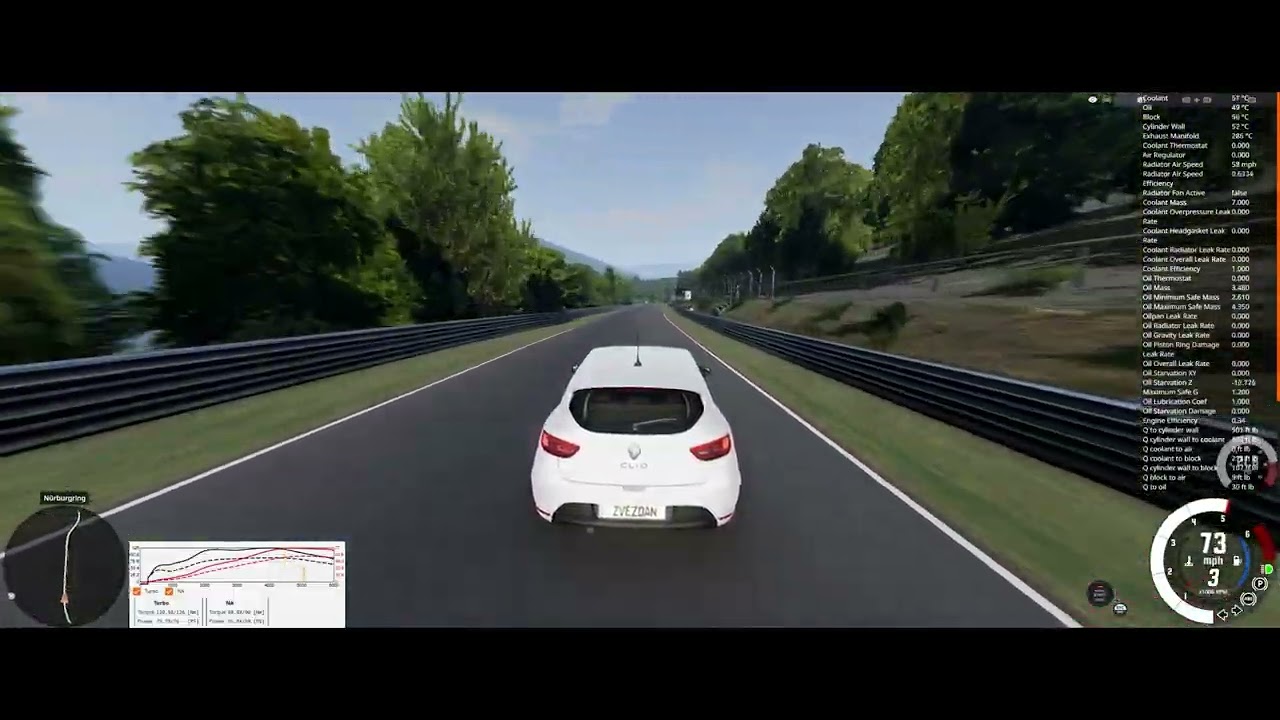 Renault Clio Nurburgring test