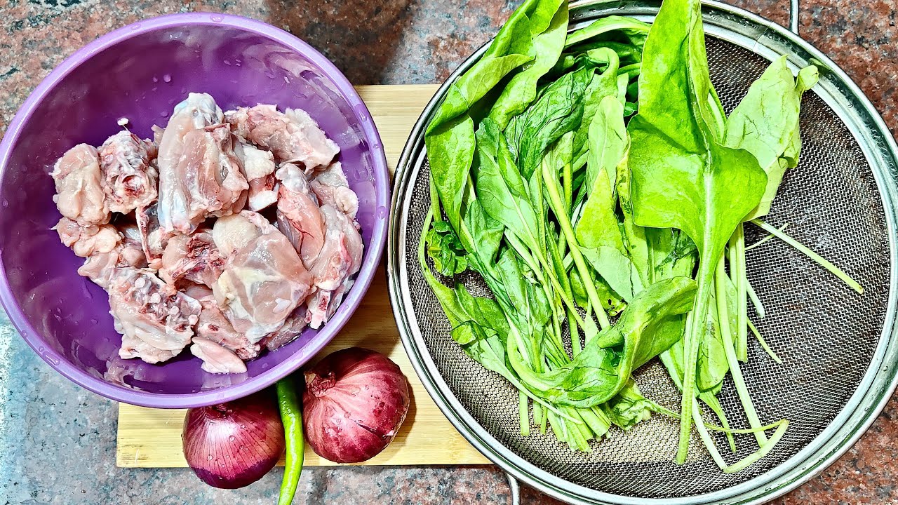 Chicken with Palak | Long Beans Fry