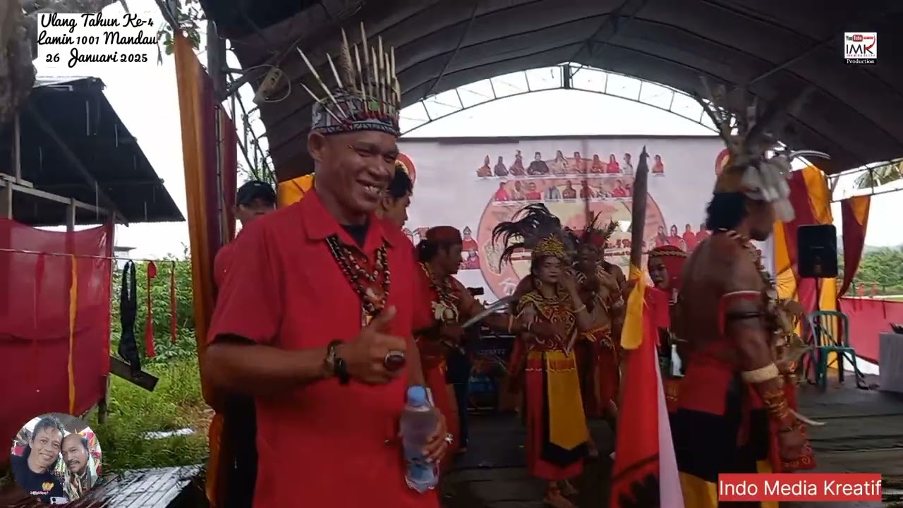 perjalananki.nh// ATRAKSI ILMU KEBAL TARIAN MANDAU HUT Lamin Panglima mandau #indomediakreatif