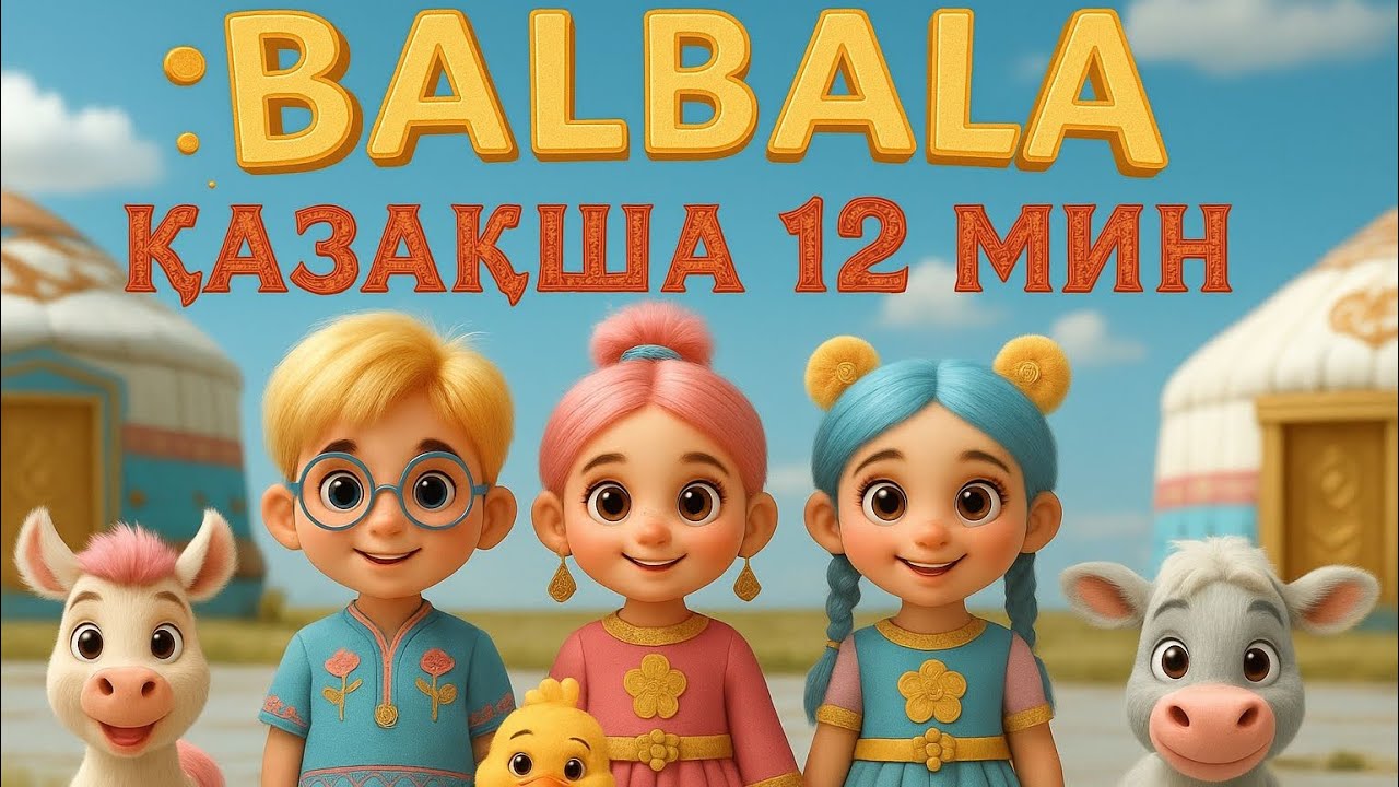 Қазақша мультфильм | Куыр Куыр Куырмаш | қазақша түстер | 