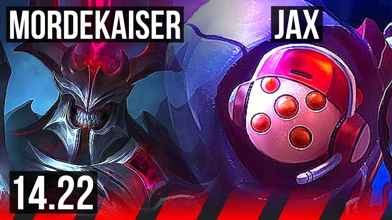 MORDEKAISER vs JAX (TOP) | Rank 6 Morde, 6/2/10 | KR Challenger | 14.22