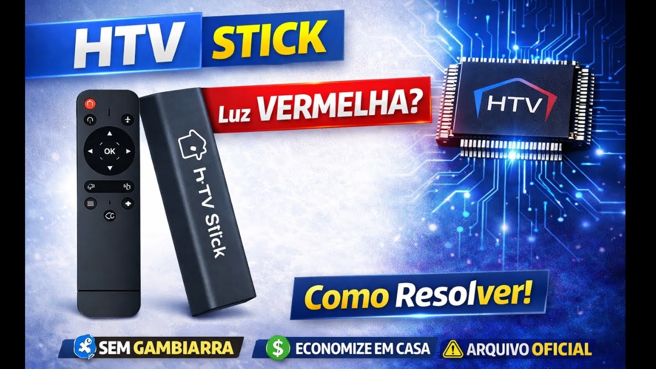 Recuperar HTV STICK com Led Vermelho - (Firmware e programa OFICIAL da HTV)
