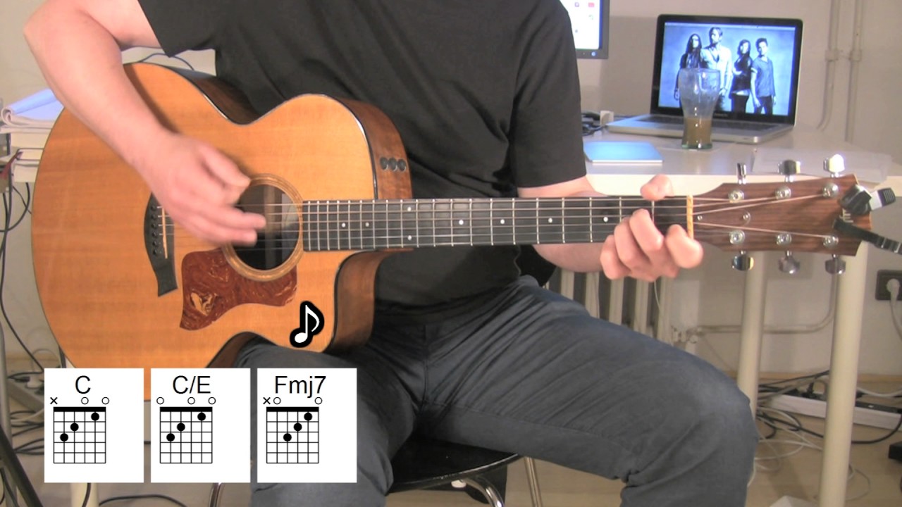 Use Somebody - Acoustic Guitar with original vocal track by Kings of Leon