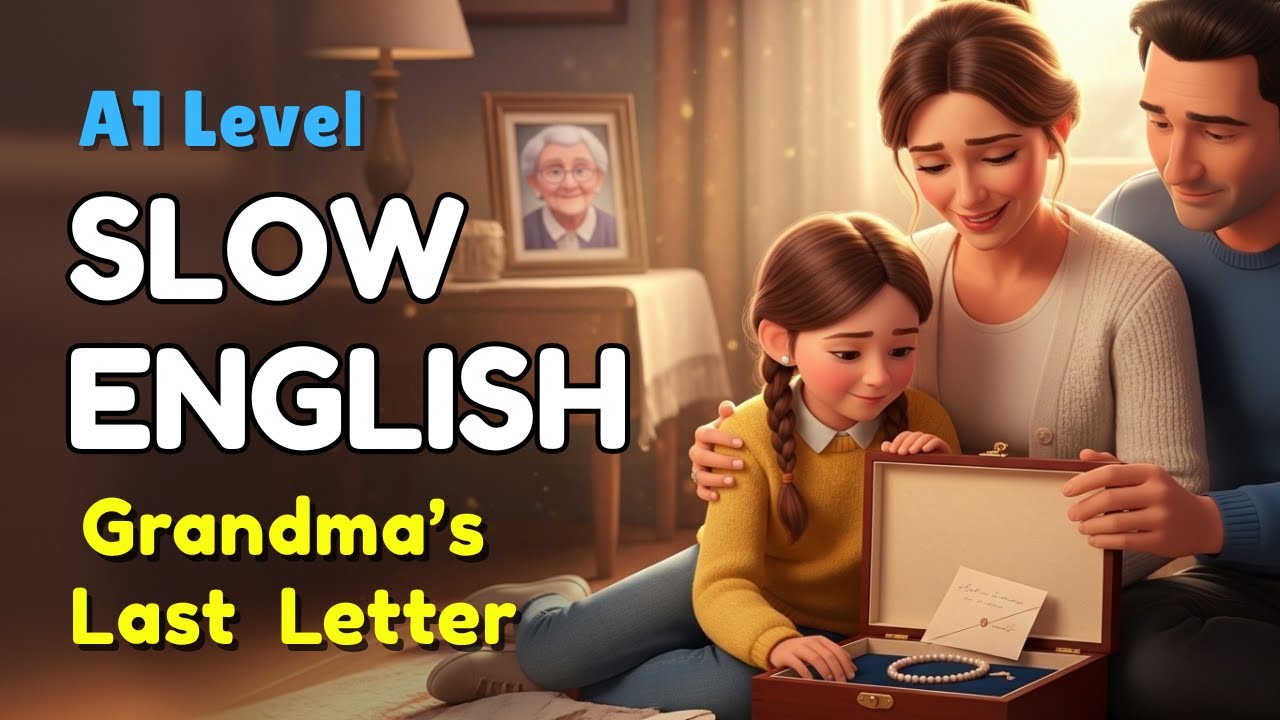 Grandma's Last Letter | An Emotional English Listening Story (A2 Level)