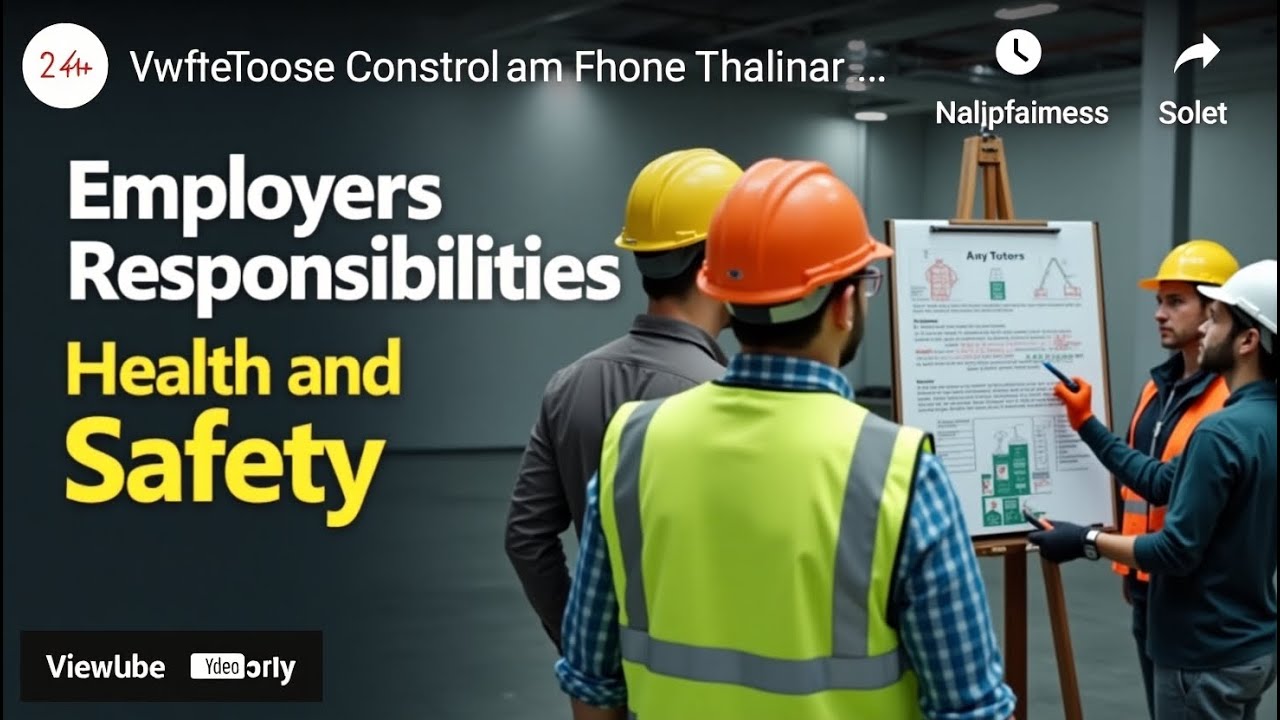 Employer Responsibilities for workplace health and safety