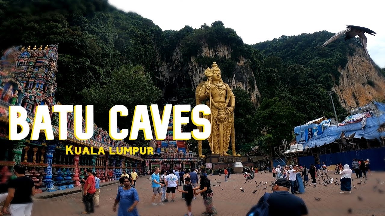 A walk through the Batu caves in Kuala Lumpur
