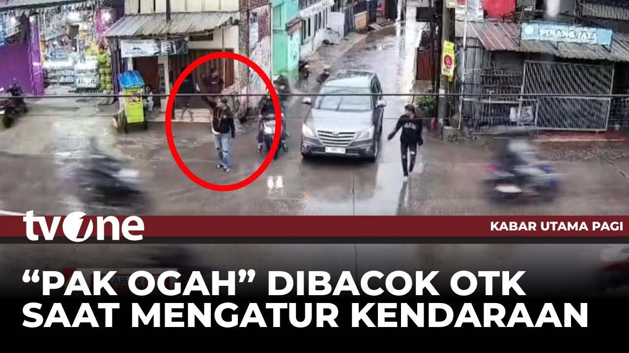 Tragis! Begini Detik-detik Pak Ogah di Bandung Dibacok OTK | Kabar Utama Pagi tvone
