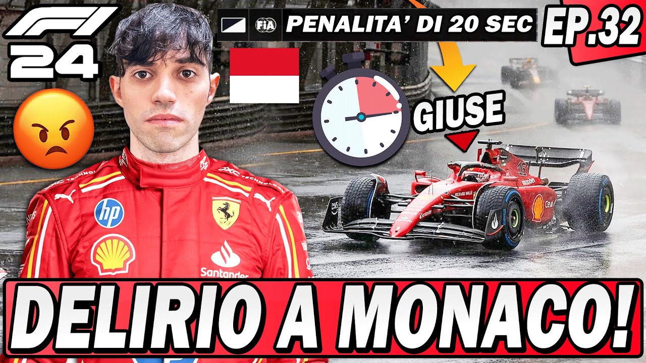 F1 24: PENALITÀ DI 20 SECONDI! SUCCEDE DI TUTTO A MONACO! EP.32