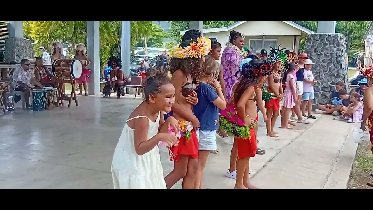 The beautiful dances from our little angels from Cook Islands