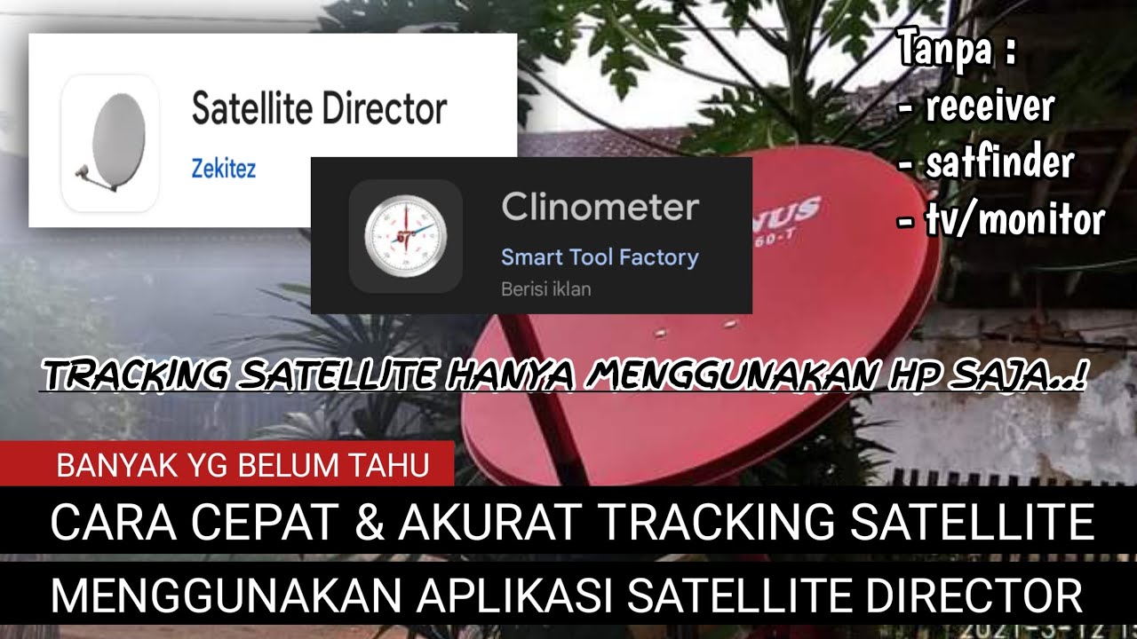 BARU..!! CARA CEPAT DAN AKURAT TRACKING SATELIT MEASAT KU-BAND HANYA DENGAN HP SAJA