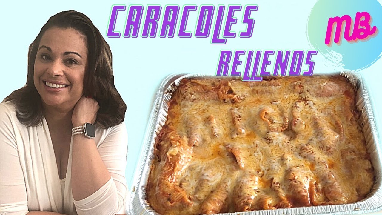 Caracoles (Pasta) Rellenos de Queso