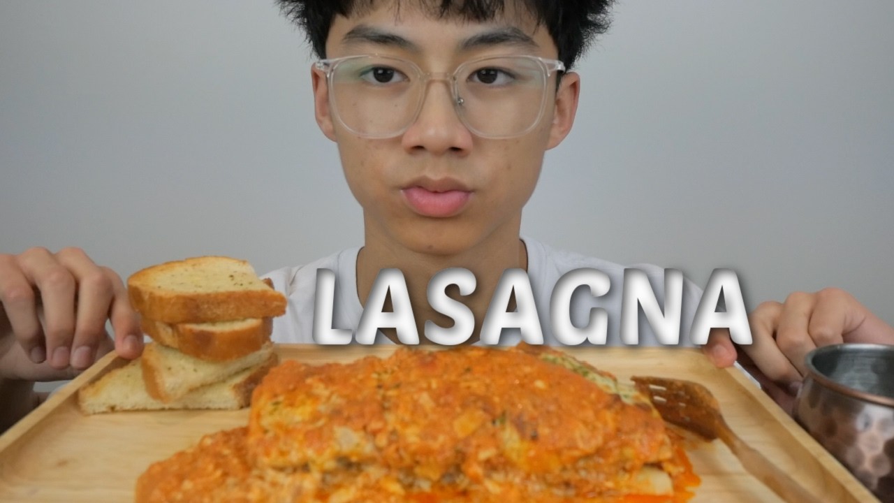 Pesto Lasagna with Garlic Toast | N.E Let's Eat
