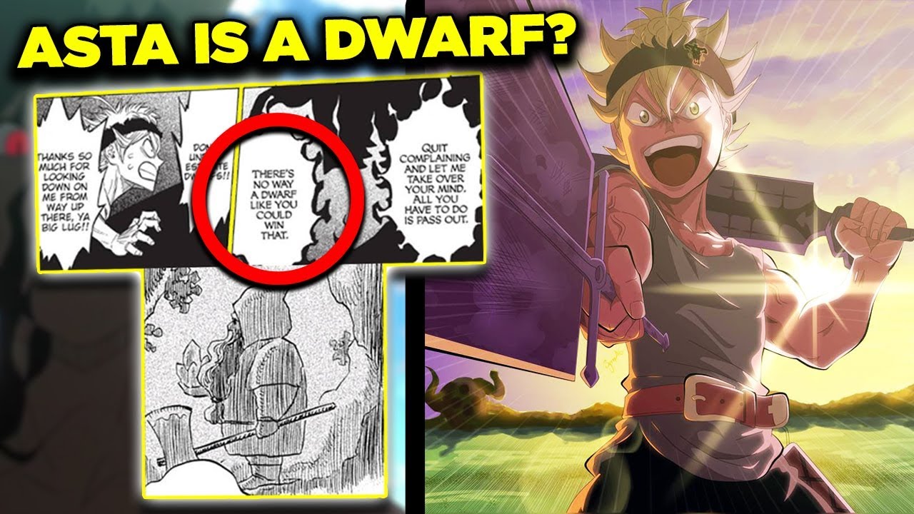 Asta is a Dwarf? A CLUE That EVERYONE Missed! Black Clover Theory