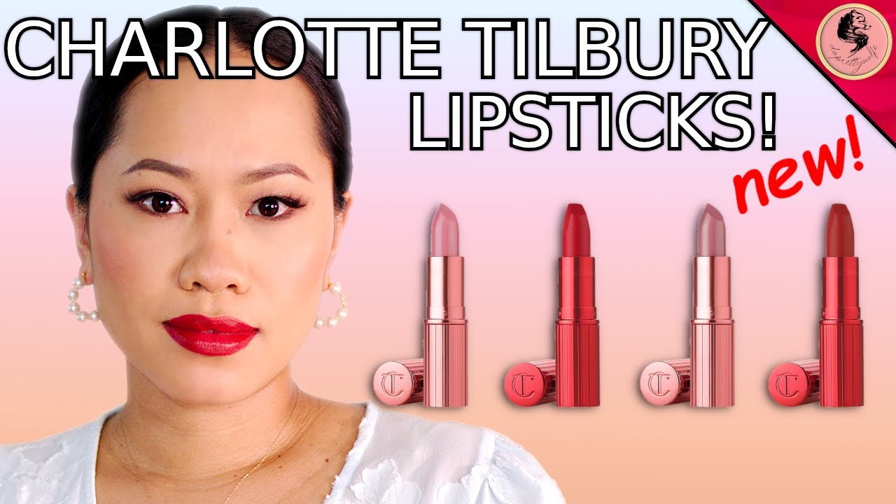 CHARLOTTE TILBURY HOLLYWOOD BEAUTY ICON LIPSTICK | Swatches Icon baby, red carpet pink & more..