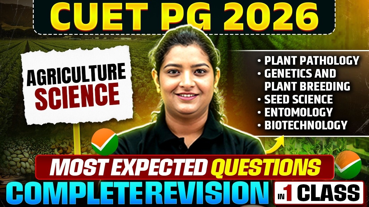 CUET PG 2026 Agriculture Science |Plant Pathology MOST EXPECTED QUESTIONS | Plant Pathology ONE SHOT