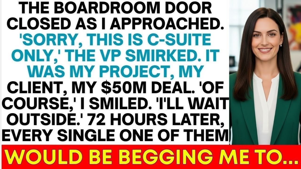 7 Executives Shut Me Out Of The $50M Deal Meeting. My Response Made Them All Resign...