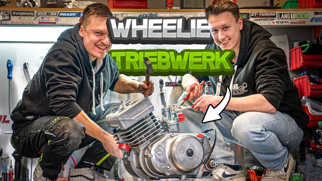 Langtuning baut unseren Motor 🚀💯 | Zu Besuch bei Langtuning | Wheelie-Moped #06