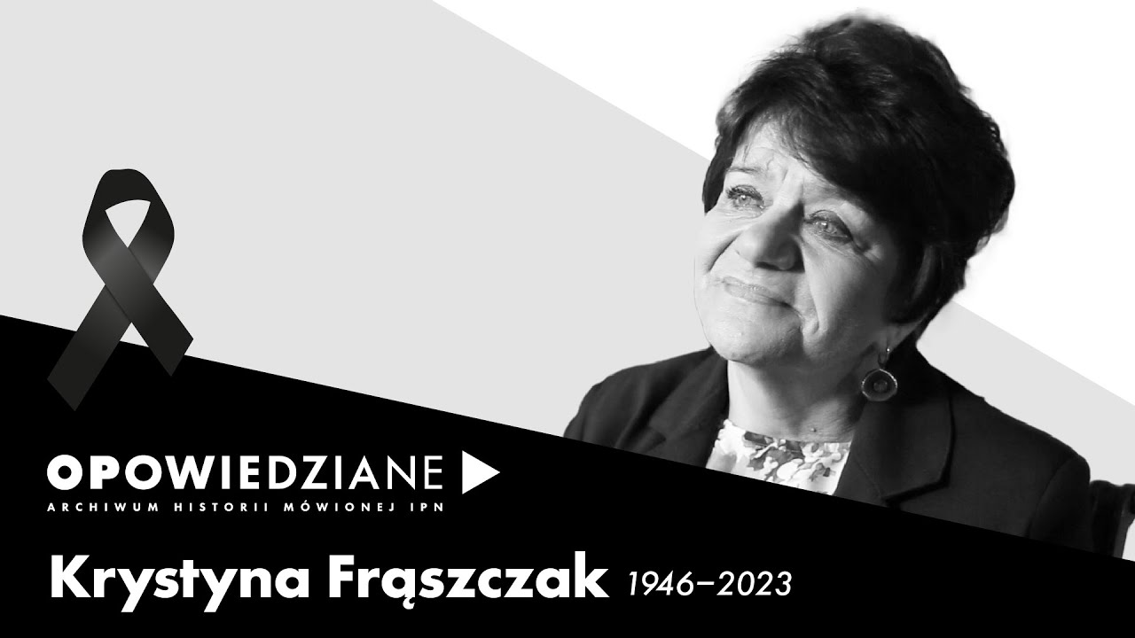 Odeszła siostrzenica Hieronima Dekutowskiego-Zapory Krystyna Frąszczak 1946-2023