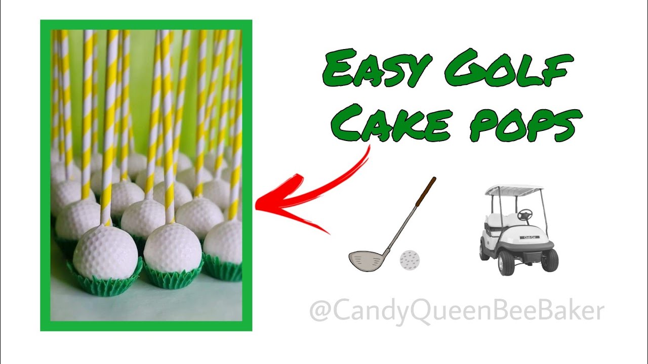 Easy Golf Cake Pops