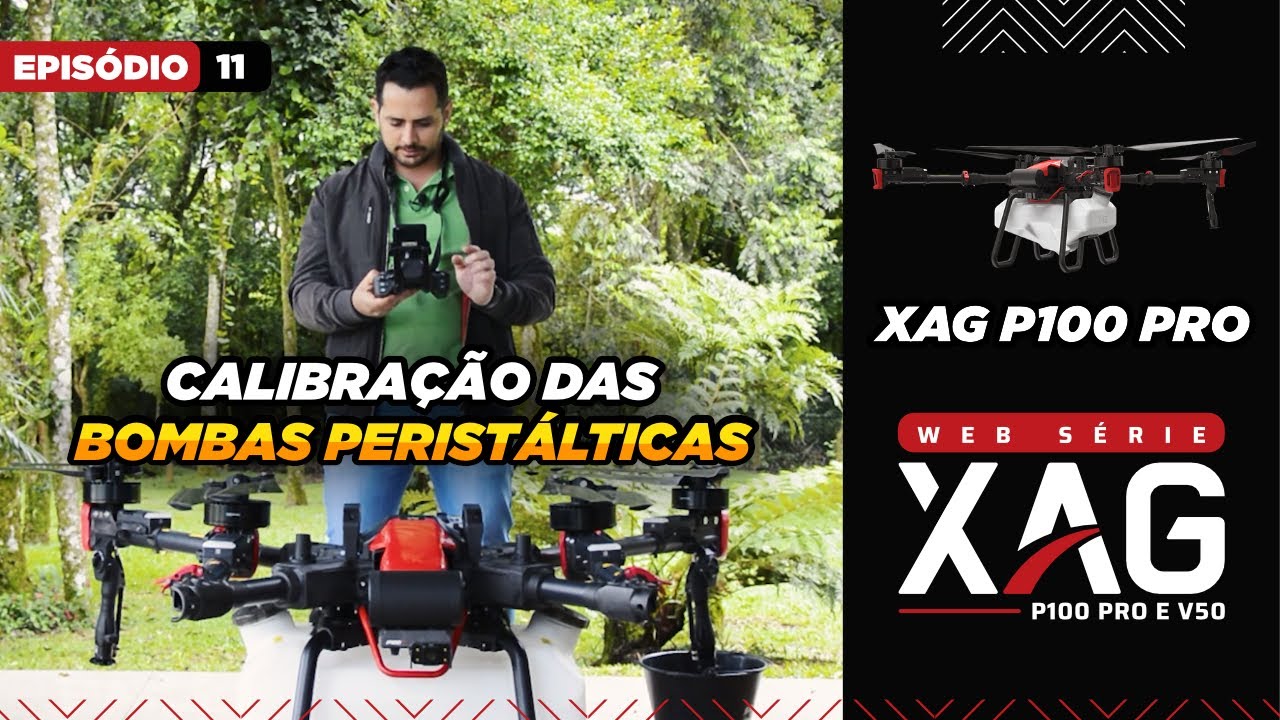 Ep. 11 - Calibração das bombas peristálticas do XAG P100 pro