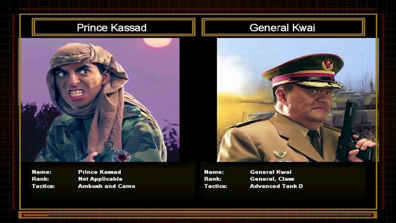 Command and Conquer Shockwave Modo Reto Prince Kassad vs General Kwai