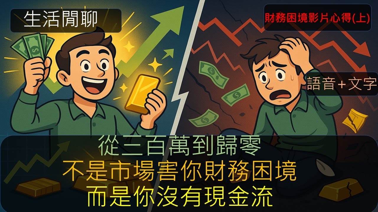 S24EP5| 從三百萬到歸零：不是市場害你財務困境，而是你沒有現金流。財務困境影片心得(上)