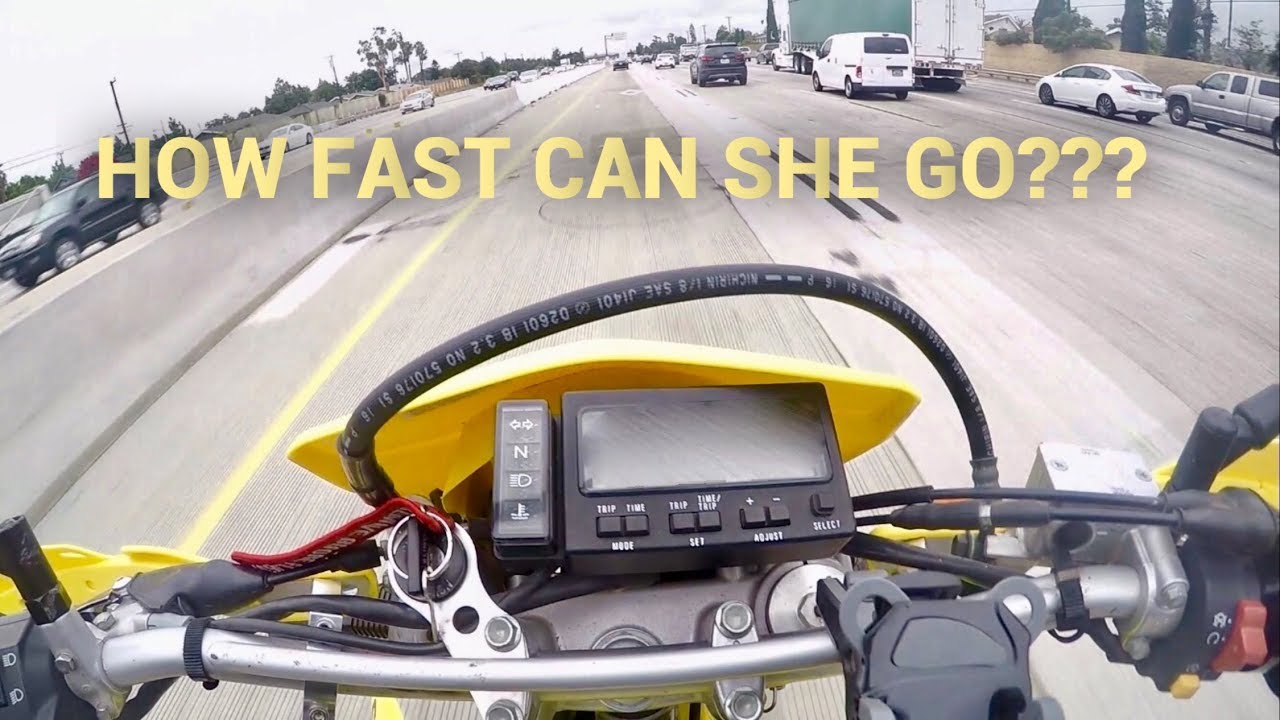 DRZ 400 TOP SPEED