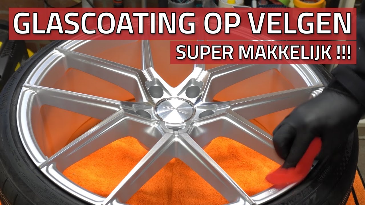 GLASCOATING OP VELGEN AANBRENGEN (SUPER MAKKELIJK)