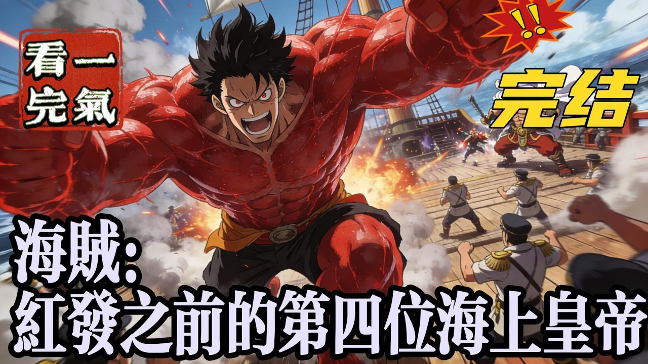 💥💥💥完结！《海贼：红发之前的第四位海上皇帝》罗杰处刑当日，点燃了所有海贼的野心。雷克:父亲，海贼王罗杰死了，死之前说出了那种豪言，真不愧是被称为海贼王的男人啊！#海贼王 #漫画解说#穿越#有声漫画#