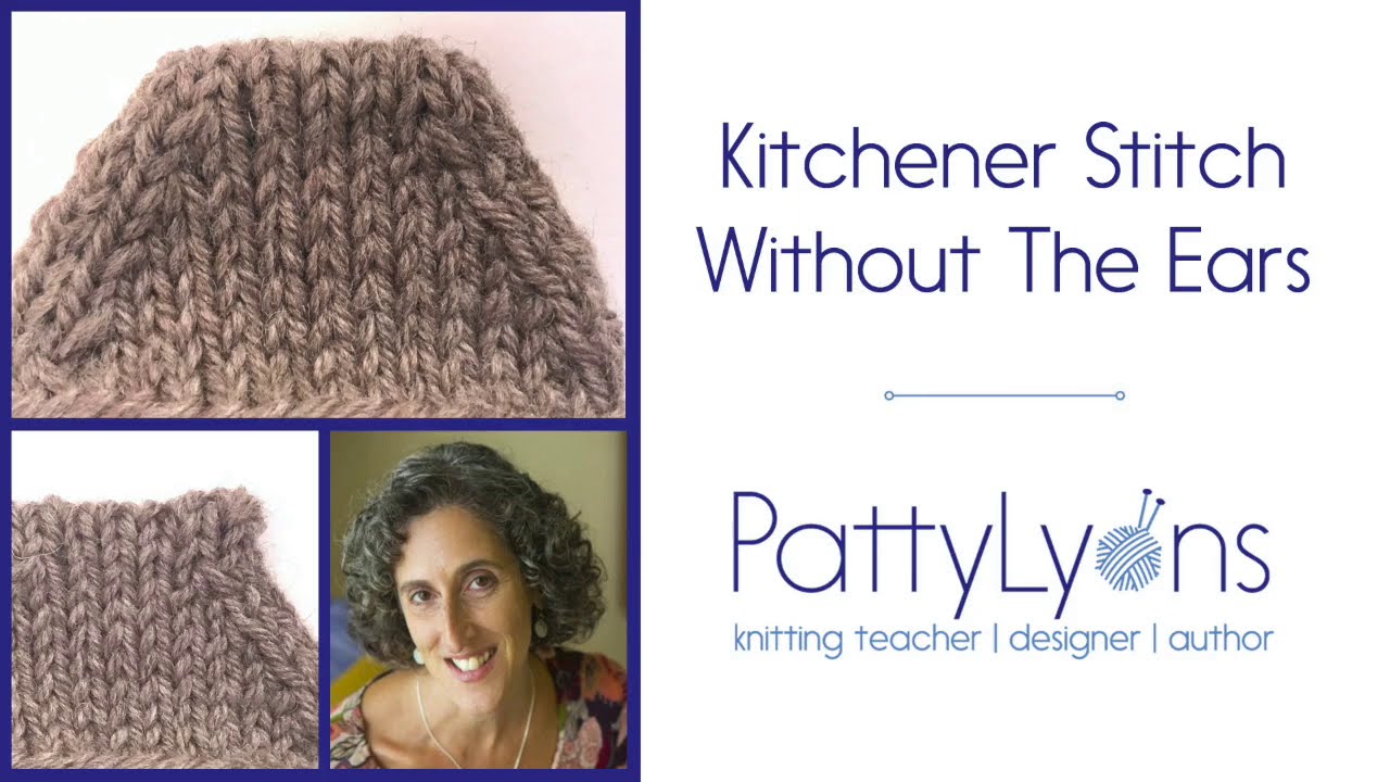 Kitchener Stitch Without the Ears