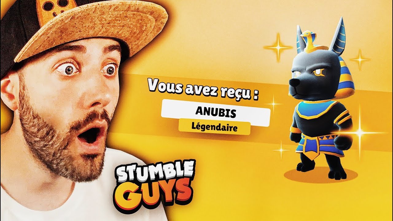J'AI ACHETÉ ANUBIS ! INCROYABLE NOUVEAU SKIN HALLOWEEN SUR STUMBLE GUYS ! 😱