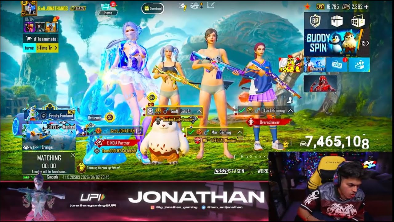 🔥40 kills 4.1 New Update😱|| Jonathan New Best Aggressive Gaming & Cluthes || #jonathangaming 🔥