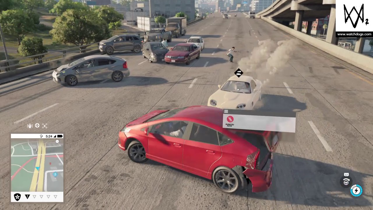 WATCH_DOGS® 2 Car Crashes