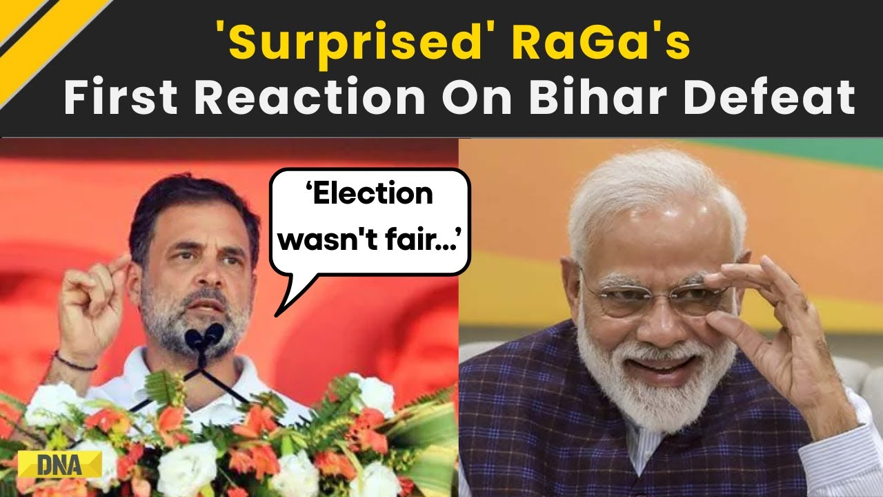 Bihar News: Rahul Gandhi Reacts To Congress&rsquo; Defeat In Bihar Election 2025 | Bihar Result