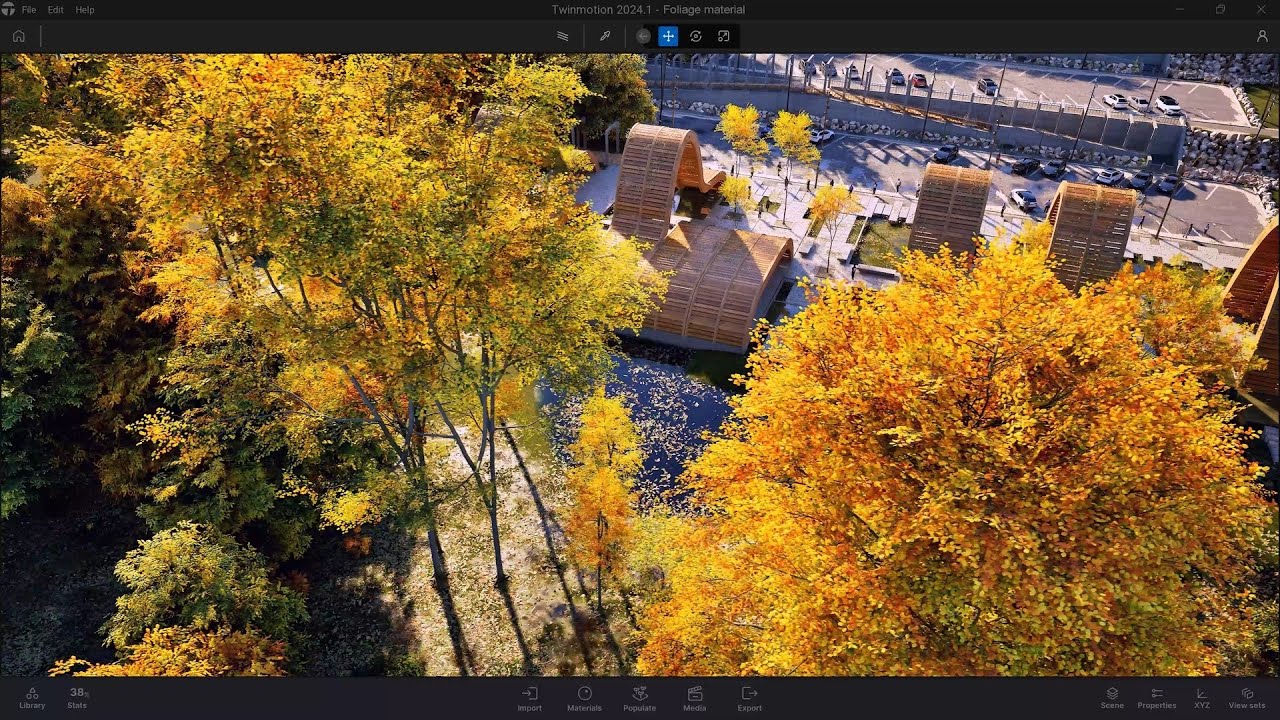 Twinmotion 2024: Megascans Trees into Twinmotion
