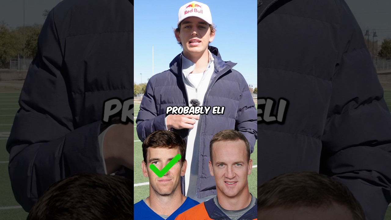 Eli vs Peyton with Arch Manning 👀🏈