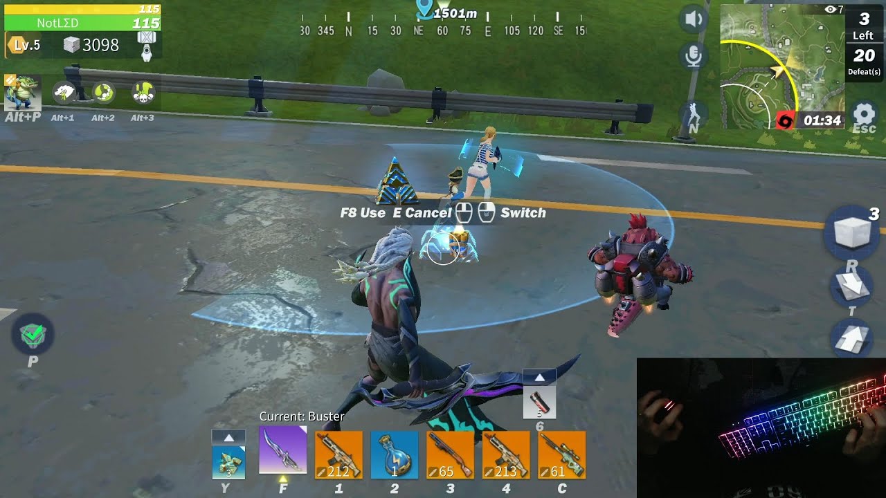 22 Kills, I almost let her win :( (Creative Destruction)
