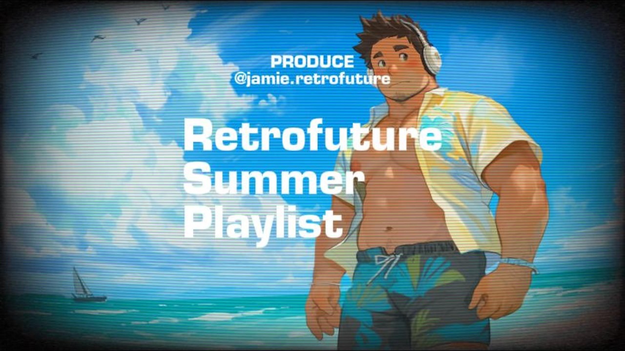 夏日沙灘 | 復古未來蒸氣波 | 80s–90s Cassette Retrofuture | Vaporwave Nostalgic Dreamwave | Analog Memory Vibes