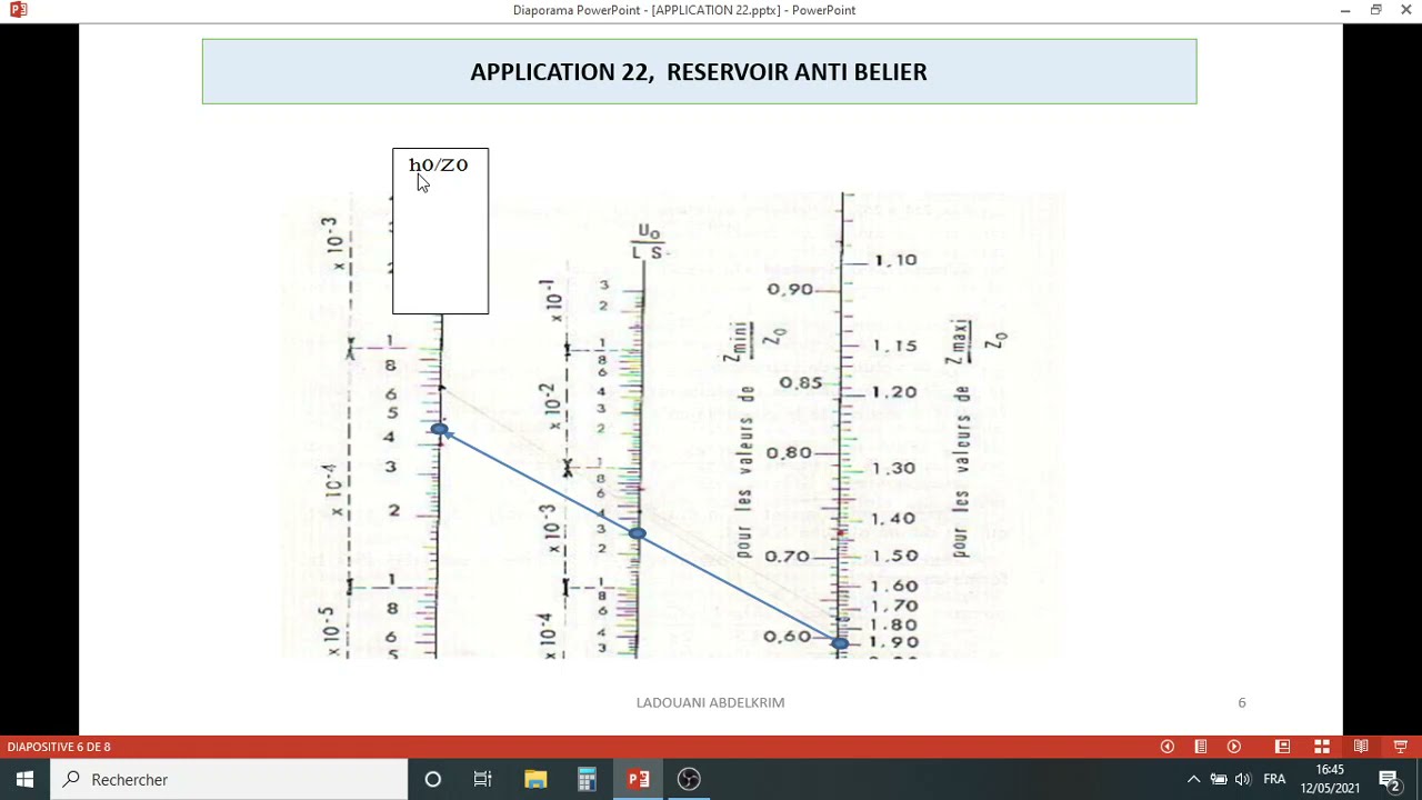 RESERVOIR D'AIR ANTI BELIER: APPLICATION 22