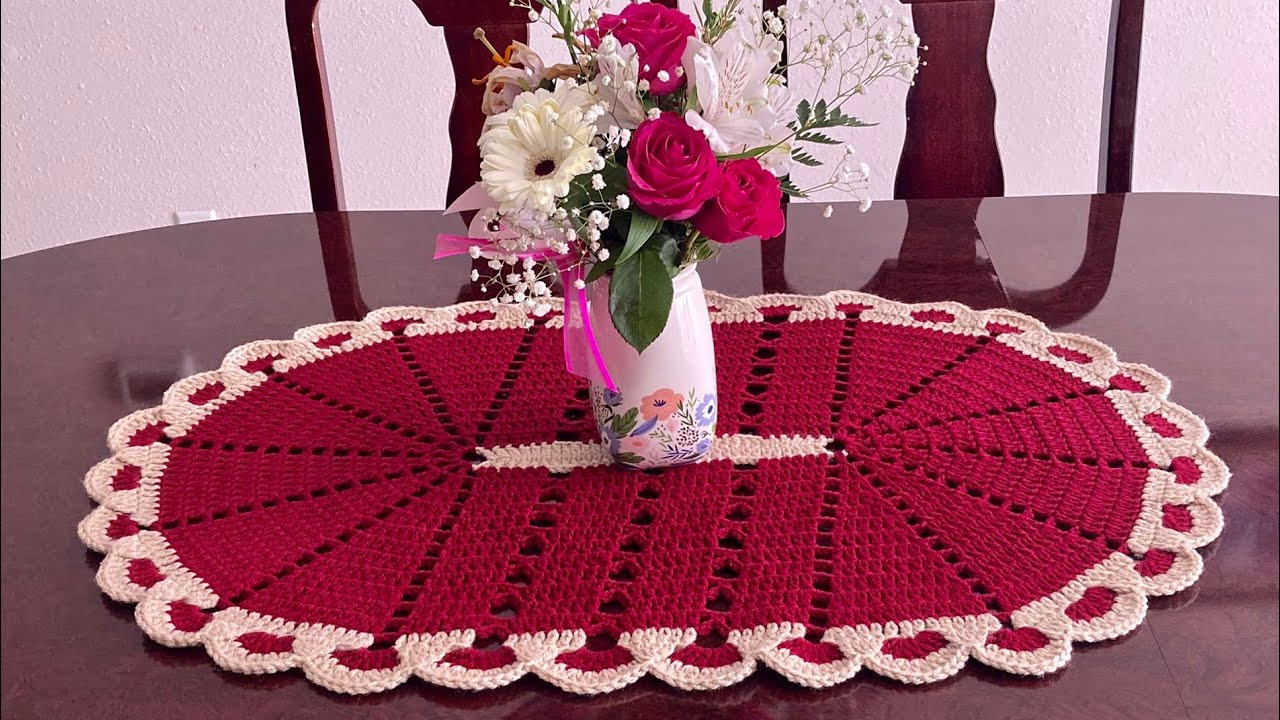 Centro de mesa a crochet paso a paso 🧶