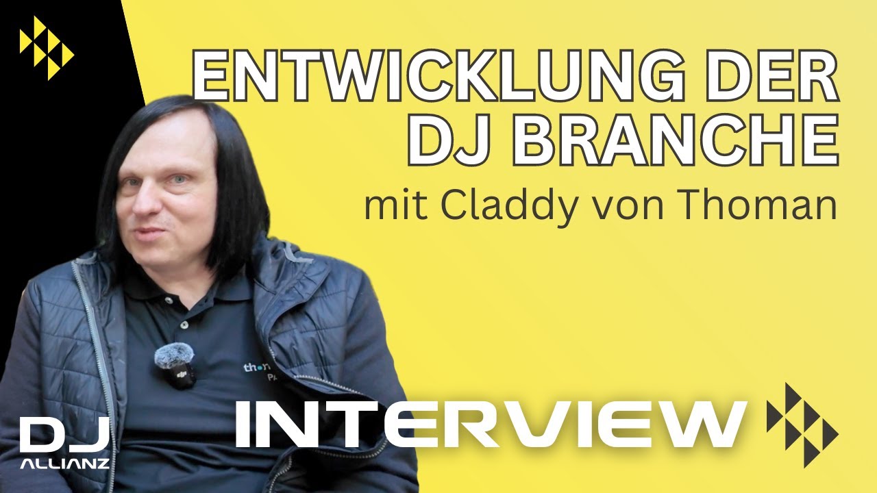 Interview mit Claddy - Wie sich die DJ Branche entwickelt hat - 70 Jahre Thomann spezial