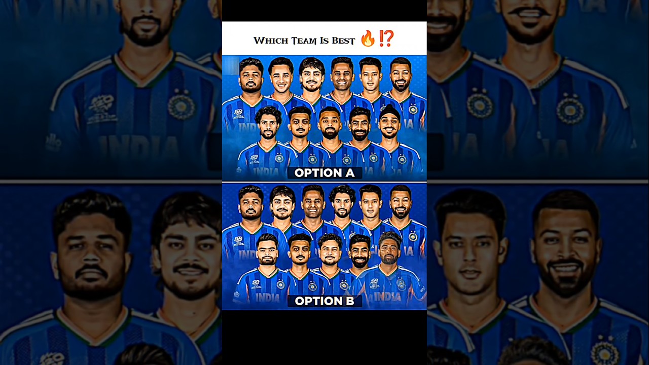 Choose Your Indian Team 🏏🔥⁉️ #shorts #cricket