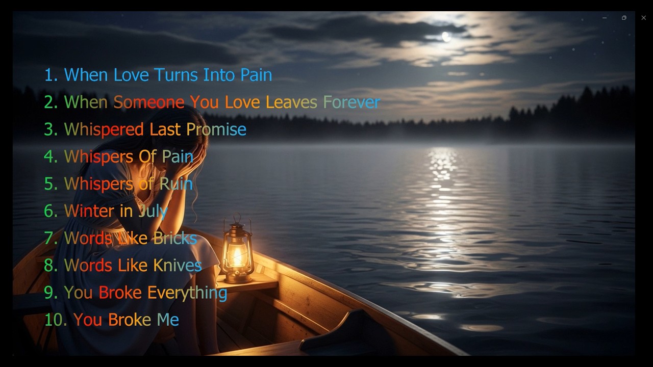 Beautiful Sad Love Songs| English Love Songs Playlist