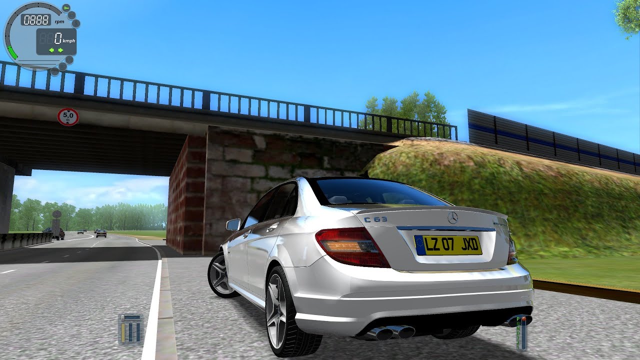 City Car Driving 1.4.1 Mercedes C63 AMG [G27]