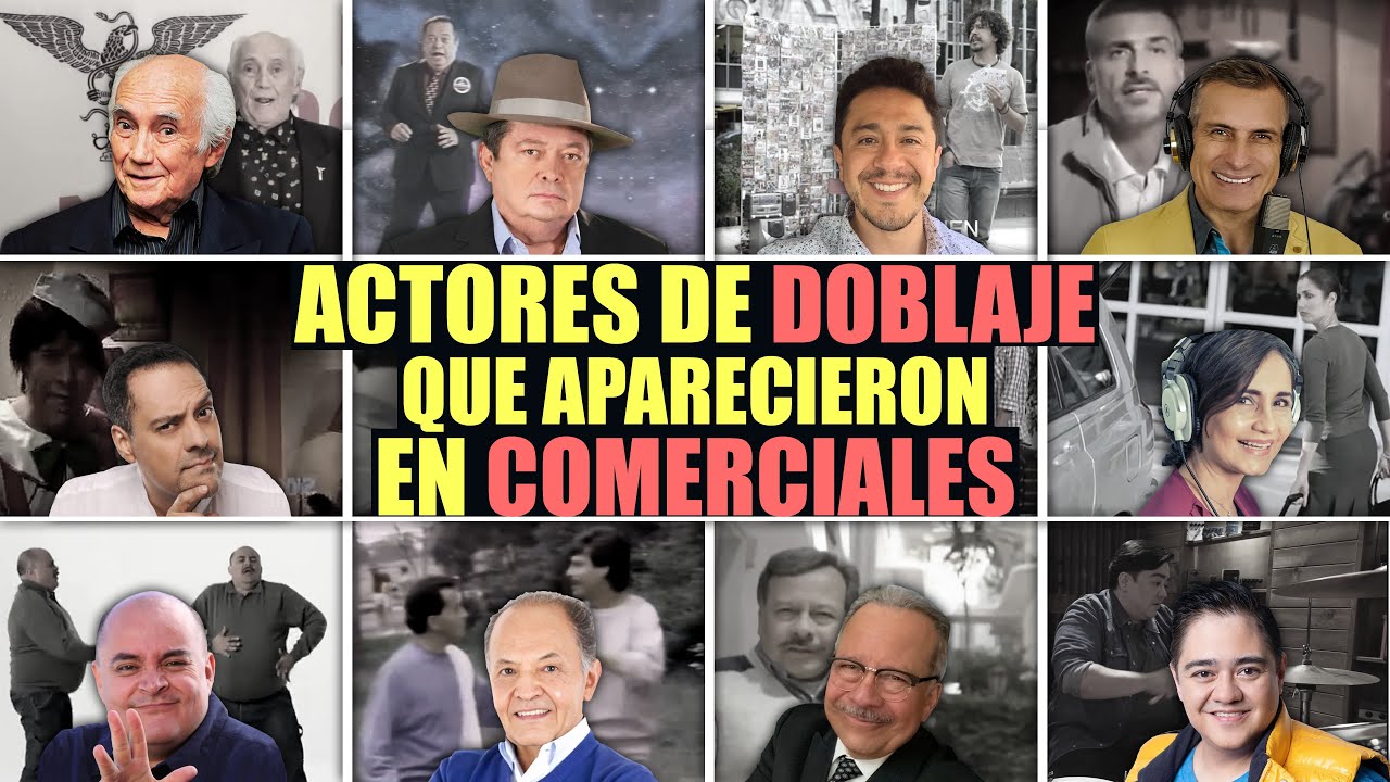 23 Actores de Doblaje que aparecieron en Comerciales y Publicidad de TV | Español Latino