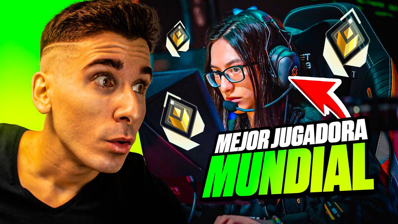 LA MEJOR JUGADORA del MUNDO 🏆 Reaccionando a Florescent Highlights Valorant