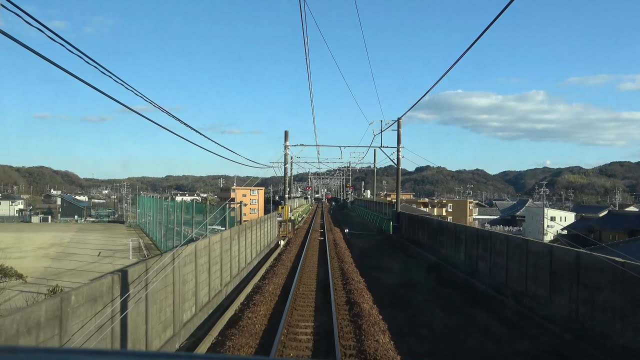 【4K前面展望】パノラマスーパー知多新線直通特急　名鉄名古屋→内海