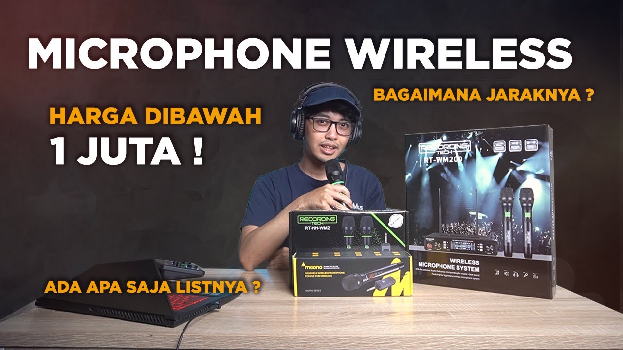 Rekomendasi Microphone Mic Wireless harga di bawah 1 jutaan Ala triple3music 2025